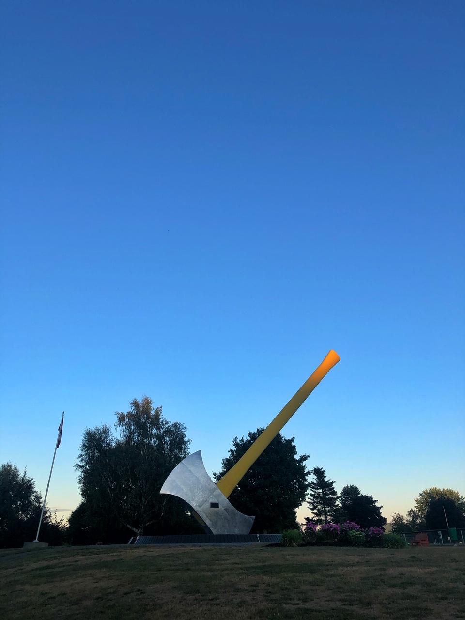 World's Largest Axe in Destination Nackawic